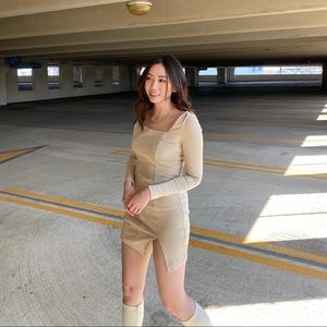 Nude dress